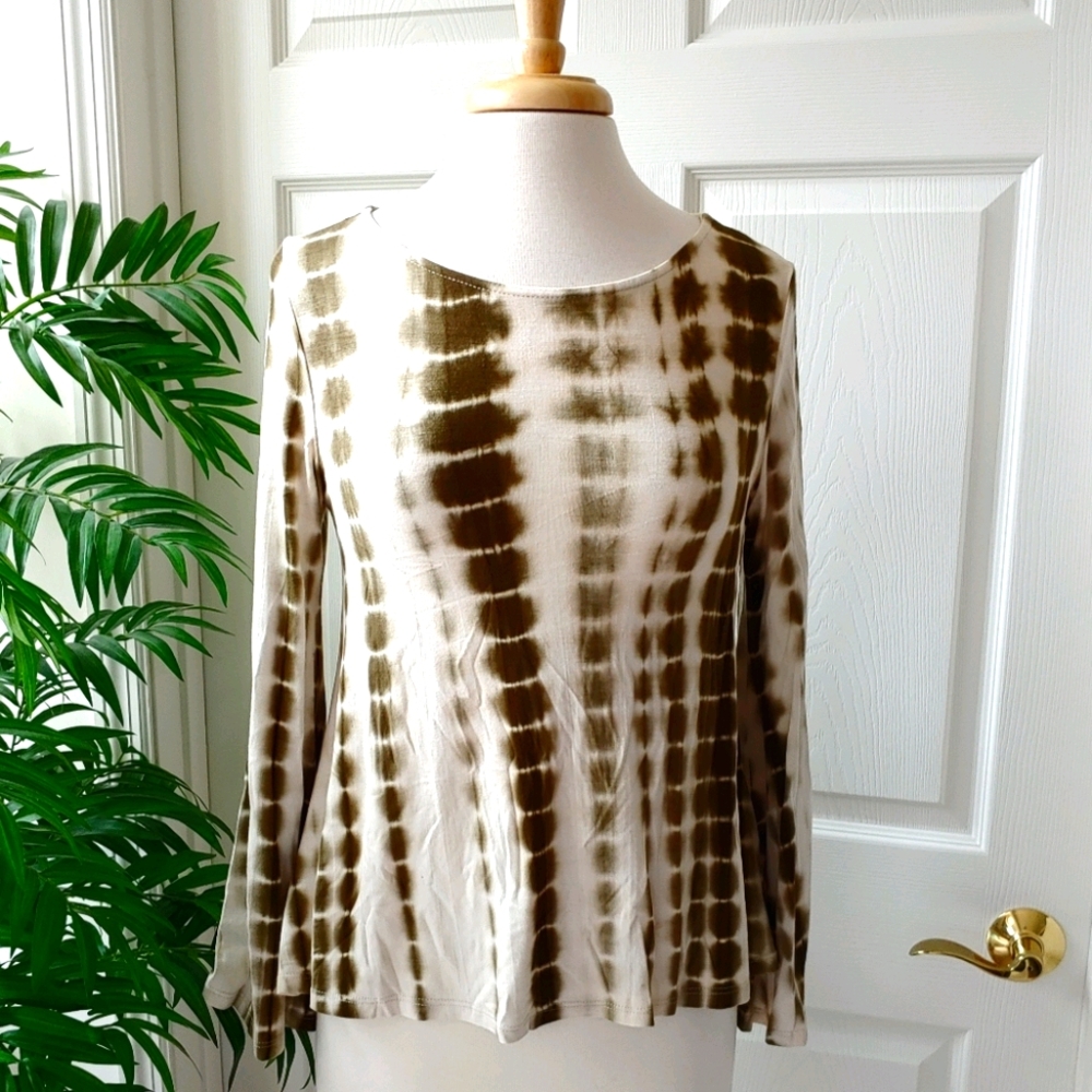 MOD Tie Dye Bell Sleeve Top